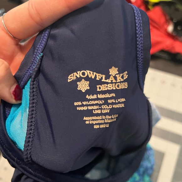 Snowflake Designs Gymnastics Practice Leotard (AM) - Picture 5 of 5